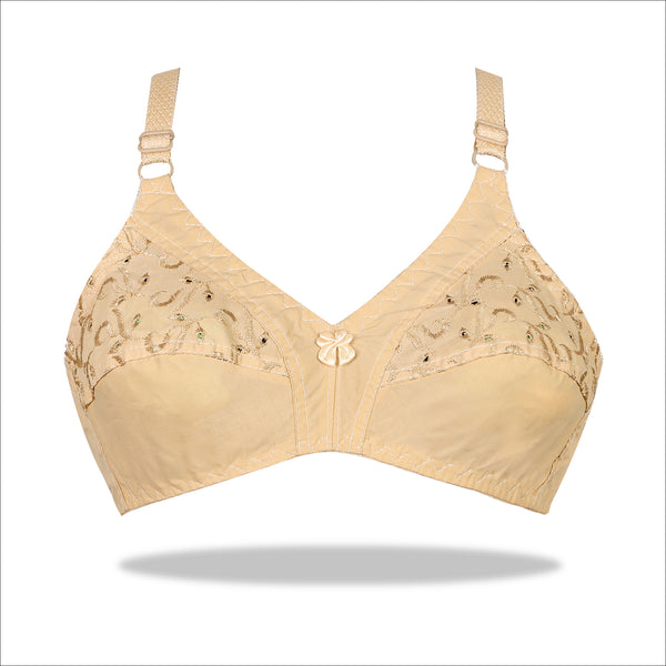 Chicken Cotton Bra with Embroidery