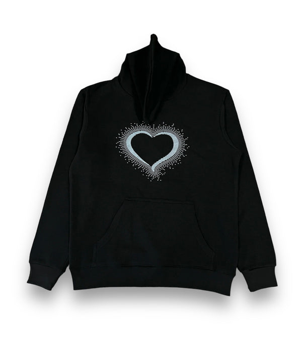 Black Heart Hoodie For Her