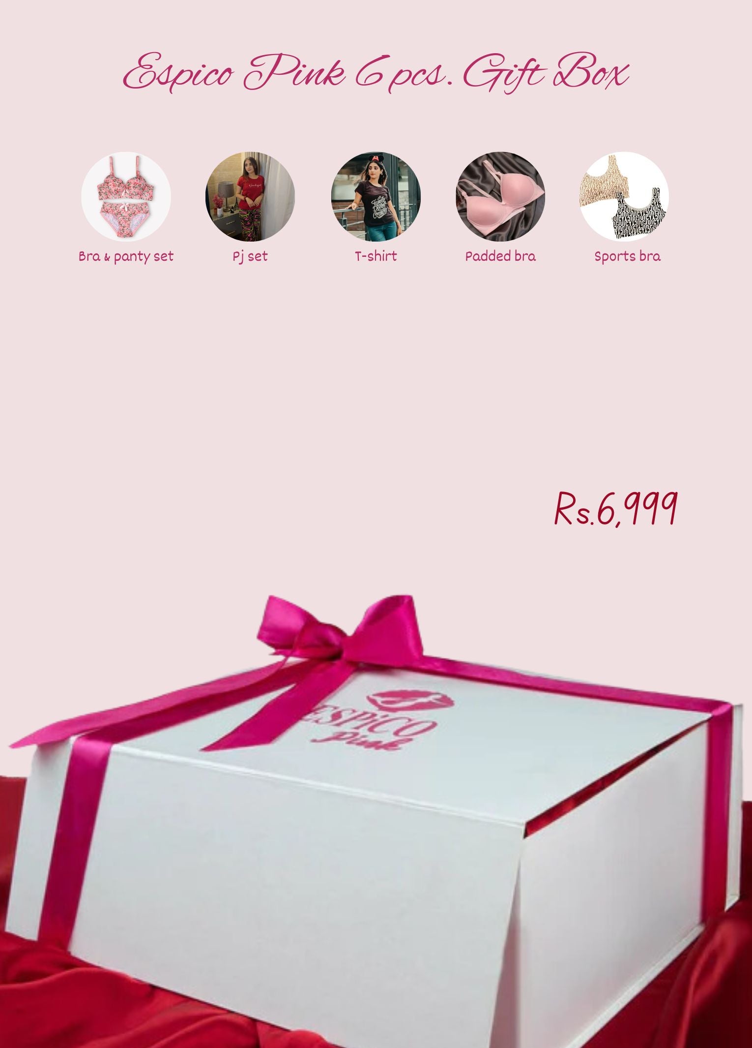 Espico Pink 6 pcs. Gift Box