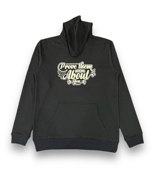 Dark Grey Prove Them Wrong About You Hoodie for Her