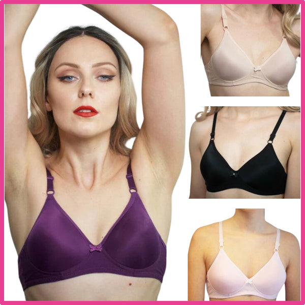 Pack Of 4 - Clarkia Padded Non Wired Bra