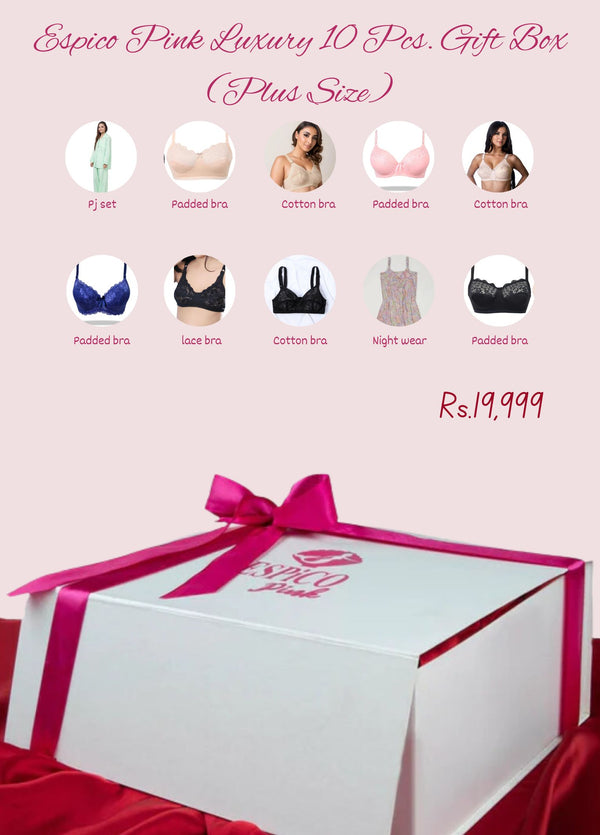 Espico Pink Luxury 10 pcs. Gift Box (Plus Size)