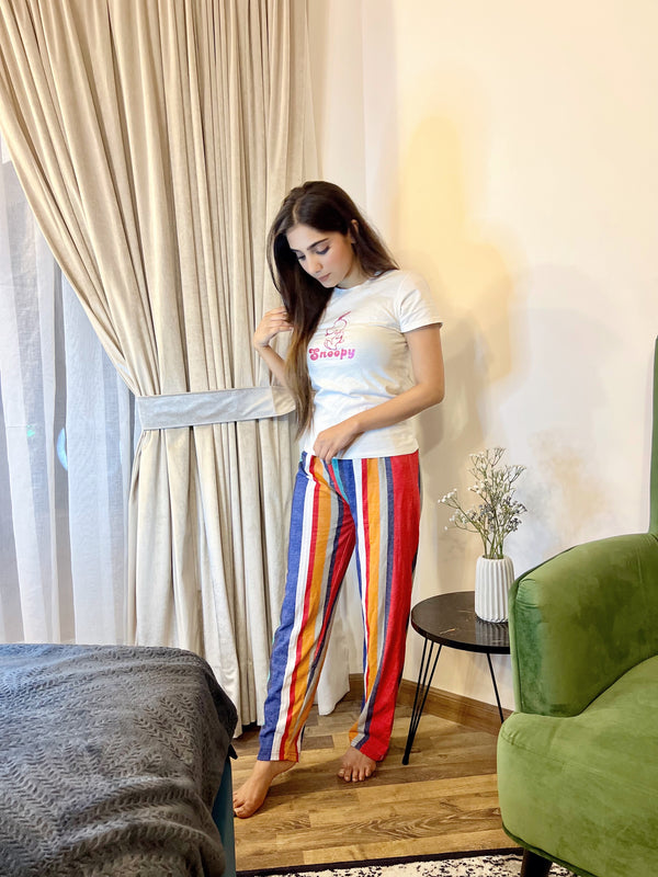 Pinky PJ's Rainbow Trouser For Her