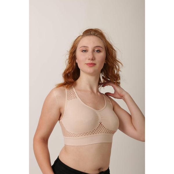 Fennel - Stretchable Seamless Non-Padded Air Bra - Espicopink