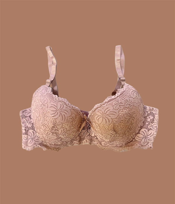 Skin Floral Lacy Padded Bra