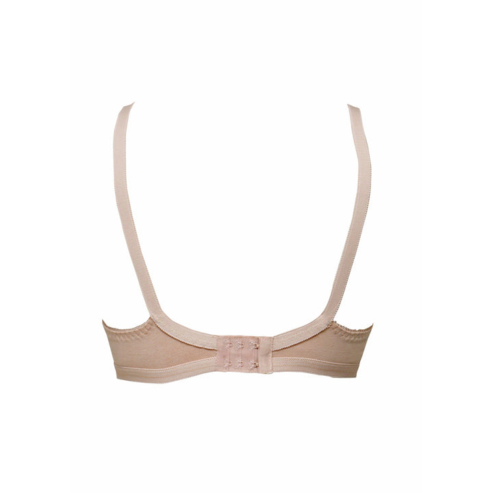 Buttercup-Knitted cotton Sweat Free Bra with a Lace Stripe - Espicopink